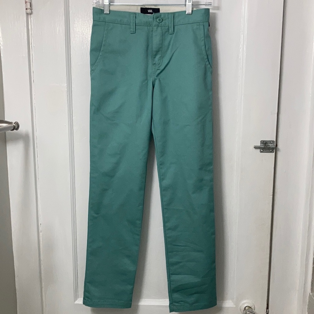 Boys teal Vans pants sz 14 / 27